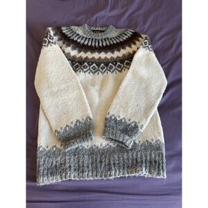 Alpaca Wool Sweater No Size Tag Medium?